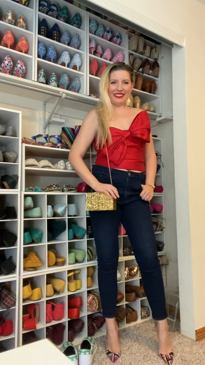 This top won me over at first glance. 
The brand is hutch and they make it (and versions of it) in various colors and styles. This year it comes as a dress! Linked for you. :) 




#LTKHoliday #LTKVideo #LTKSeasonal