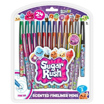 24ct Scented Felt Tip Pens - Sugar Rush | Target