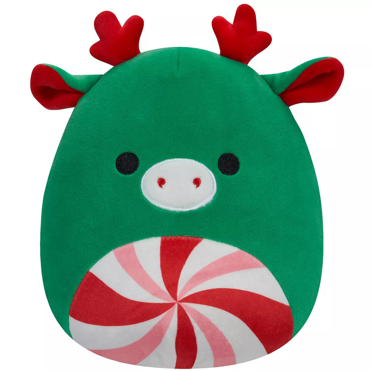 Squishmallows 12 in. Green Moose Plush with Peppermint Swirl Belly | Kohl's