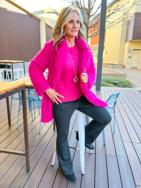 My favorite winter accessory is a furry, cozy coat, which comes in handy for today’s freezing temps. Bonus points if it’s pink! 💗💗 

#LTKunder50 #LTKsalealert #LTKGiftGuide