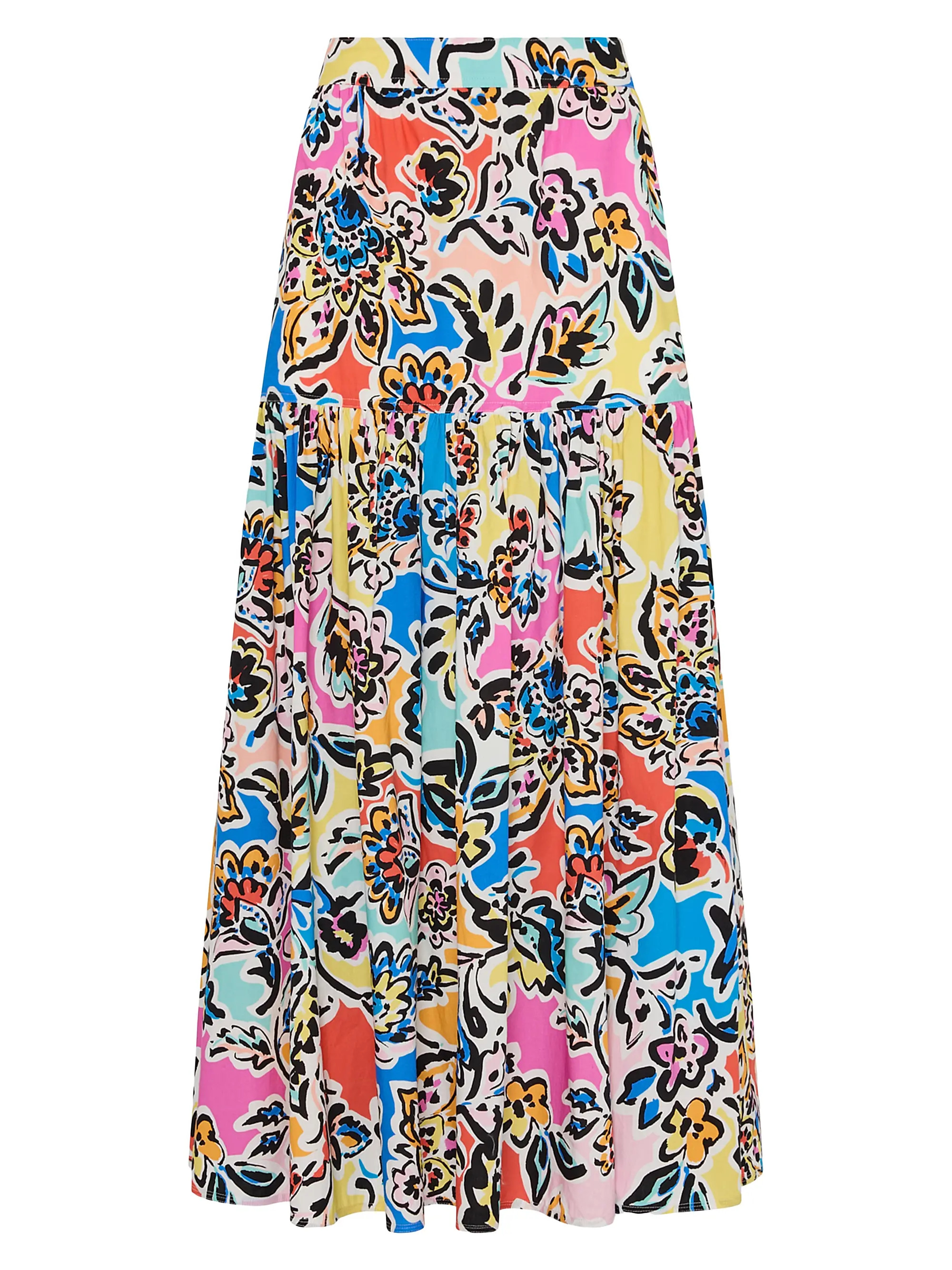 Novi Rainbow Oasis Poplin Maxi Skirt | Saks Fifth Avenue