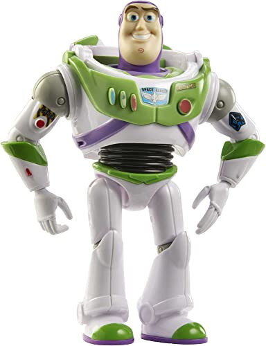 Mattel Disney Pixar Toy Story Action Figure, Posable Buzz Lightyear in Signature Spacesuit Look, Collectible Toy, 7-inch | Amazon (US)