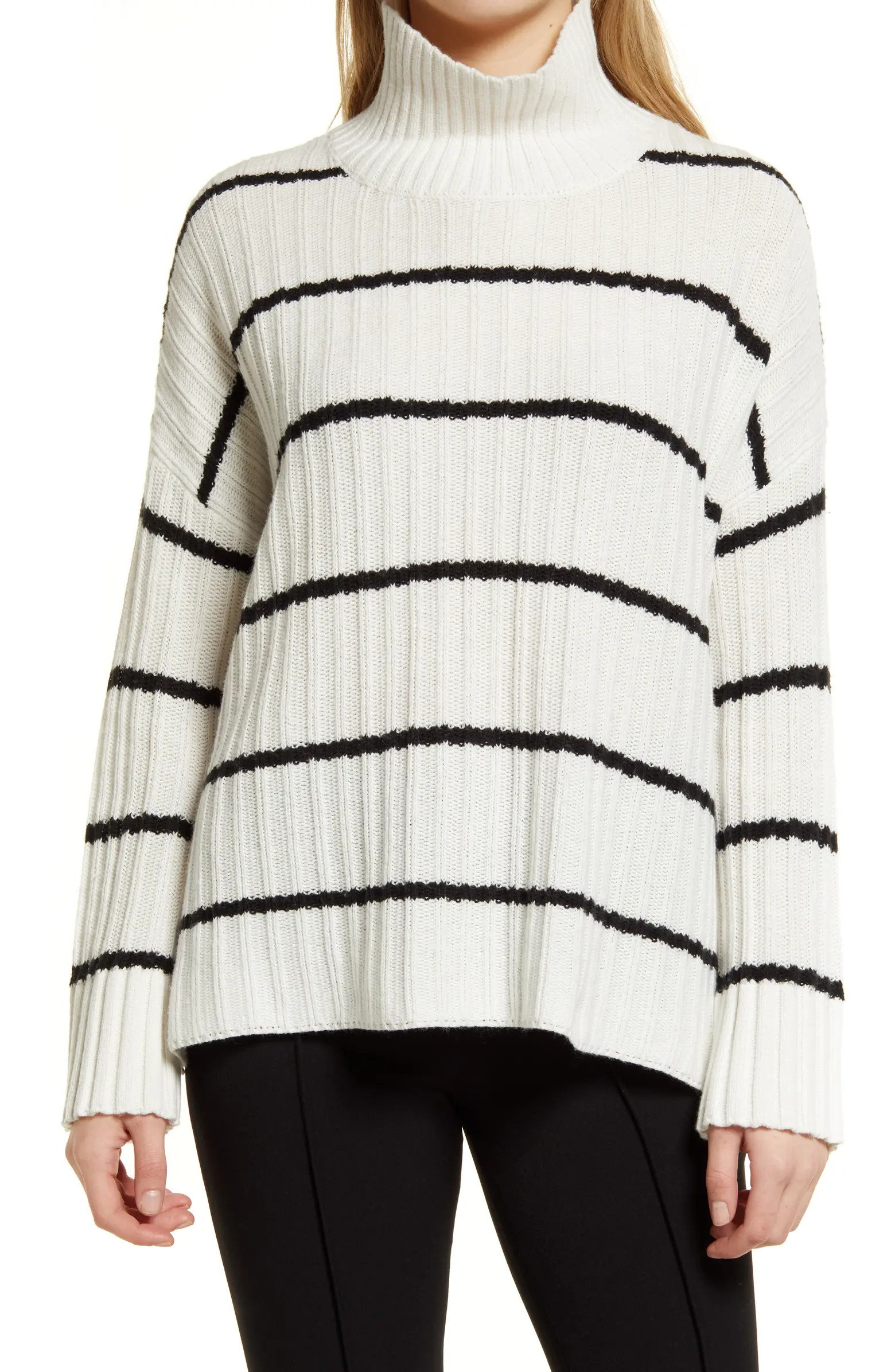 Nordstrom Organic Cotton & Merino Wool Turtleneck Sweater | Nordstrom | Nordstrom