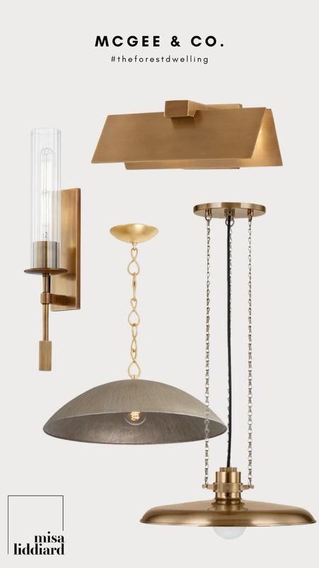 A few of my favorite light fixtures from McGee & Co. The Lander wall sconce could be positioned facing up or down for an ambient glow.

#LTKStyleTip #LTKHome