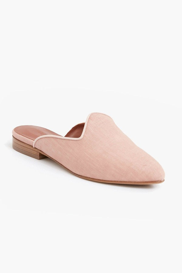Quartz Linen Suede Venetian Mule | Tuckernuck (US)