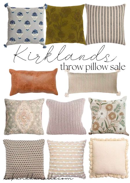Throw pillows on sale at Kirklands!

Throw pillows, sale, home, vintage pillows, lumbar throw pillows, vintage home, spring home, couch pillows, Deb and Danelle

#LTKunder50 #LTKsalealert #LTKhome