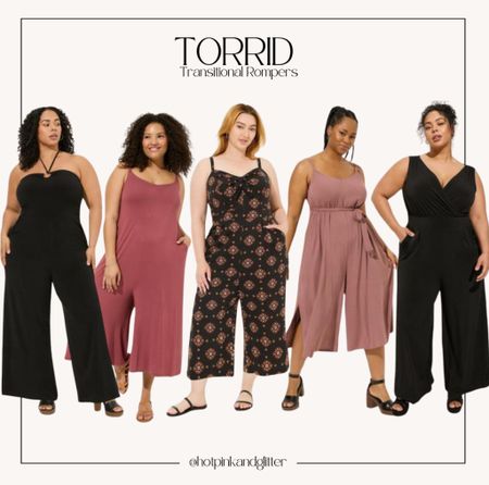 These plus size rompers can take you from summer to fall. Perfect for work or an easy casual outfit. Just add a cardigan and you’re all set.

#LTKStyleTip #LTKWorkwear #LTKPlusSize