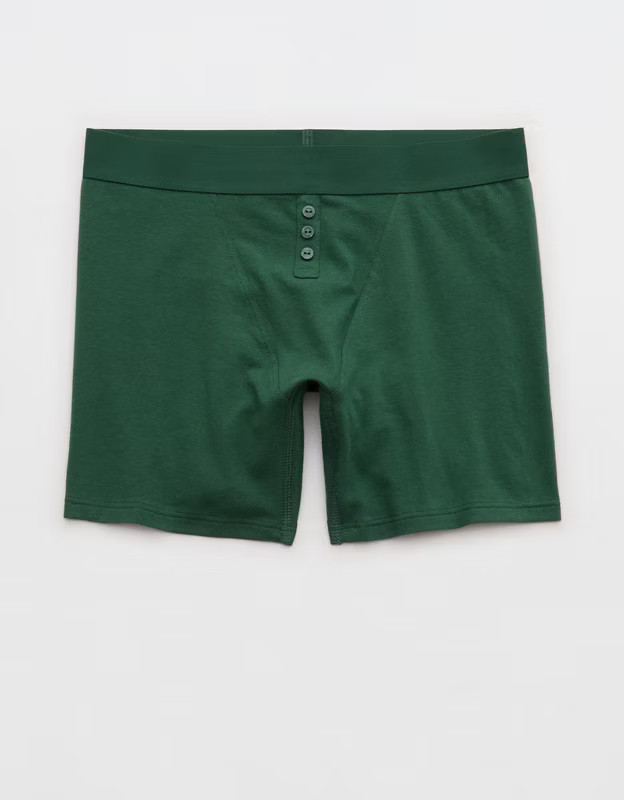 Superchill Cotton High Waisted Boxer Underwear | Aerie