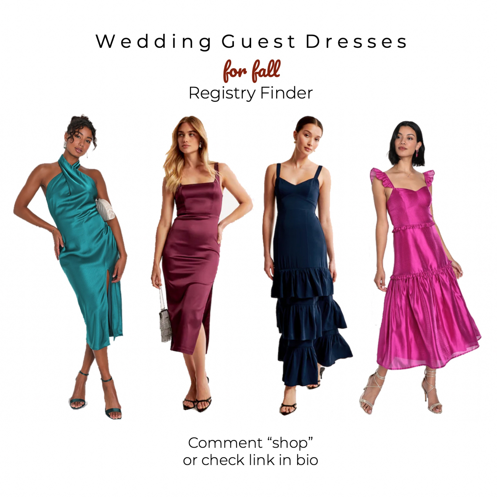 Wedding-Guest Dresses for fall! 🍁 

#LTKfindsunder100 #LTKwedding #LTKSeasonal