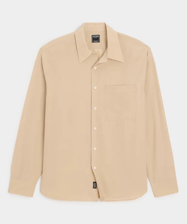 Cotton-Silk Big Shirt | Todd Snyder