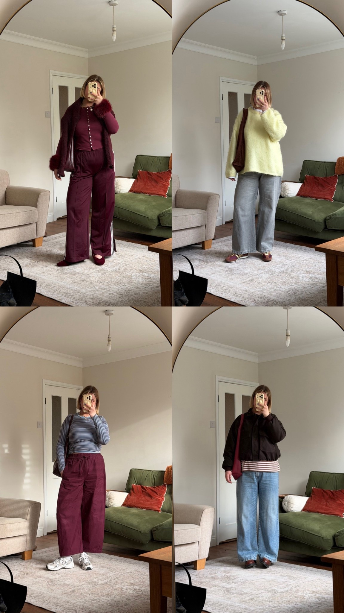 4 cute baggy trouser outfits featuring cos barrel leg trousers, adidas firebirds, and baggy jeans. 

#LTKuk #LTKmidsize