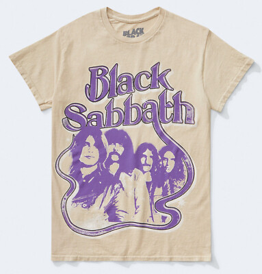 Black Sabbath Hard Rock Heavy Metal Band Men's Distressed Graphic Tee T-Shirt | eBay CA