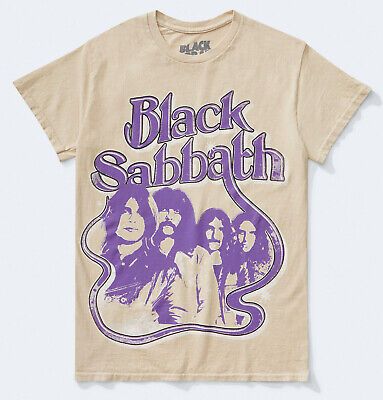 Black Sabbath Hard Rock Heavy Metal Band Men's Distressed Graphic Tee T-Shirt | eBay CA