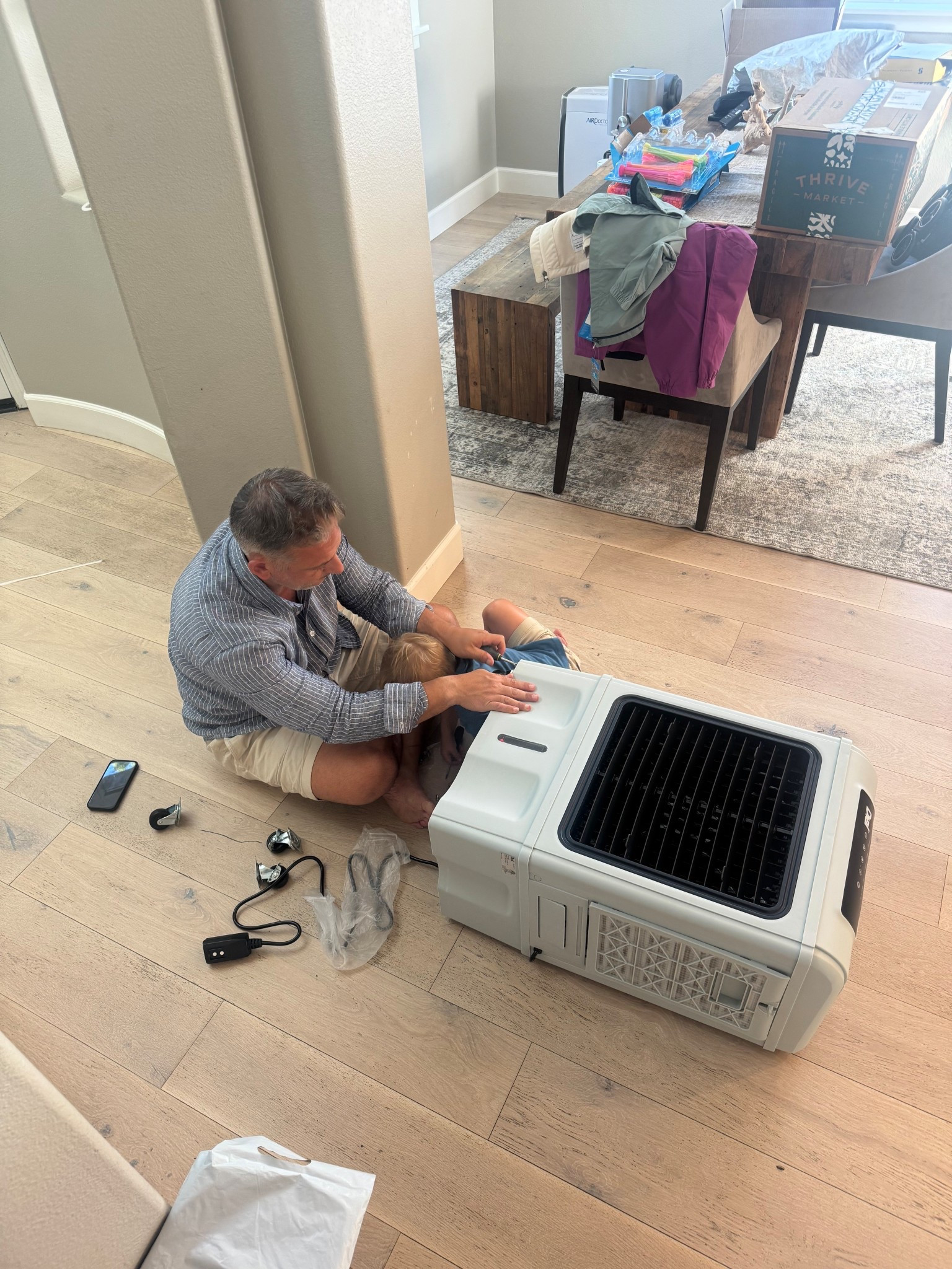 Portable Evaporative Cooler- perfect for keeping the family and guests cool at your next backyard gathering. My brother had these and they were so nice in the heat that we went out the same day and bought and even bigger one that we also plan to use to cool our dogs down in our garage dog run. 

#LTKHome #LTKFamily #LTKPets
