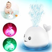 AlwaysH Baby Bath Toy, Jet Whale with led - for Kids and Toddlers (White) - modou | ManoMano UK