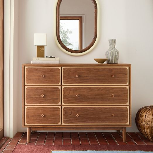 Emma Chamberlain Two-Tone 6-Drawer Dresser (50") | West Elm CA