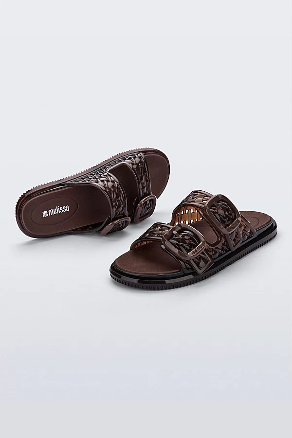 Melissa Possession Slip Sandal in Brown, Women's at Urban Outfitters | Urban Outfitters (US and RoW)