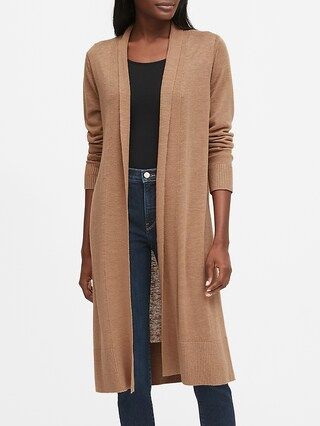 Linen-Blend Duster Cardigan Sweater | Banana Republic (US)