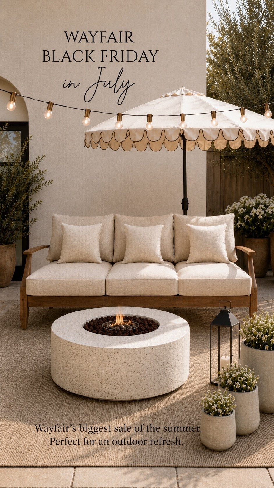 #ad It’s Wayfair Black Friday in July! There are so many items up to 80% off. Enjoy free shipping sitewide. Sale is July 23 - July 27

@Wayfair’s biggest sale of the summer! Perfect time to shop for outdoor refresh.

#wayfair #wayfairpartner #home #homedecor #outdoor

#LTKSaleAlert #LTKHome #LTKSeasonal