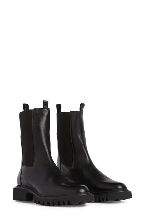 AllSaints Hallie Lug Boot in Black at Nordstrom, Size 11 | Nordstrom