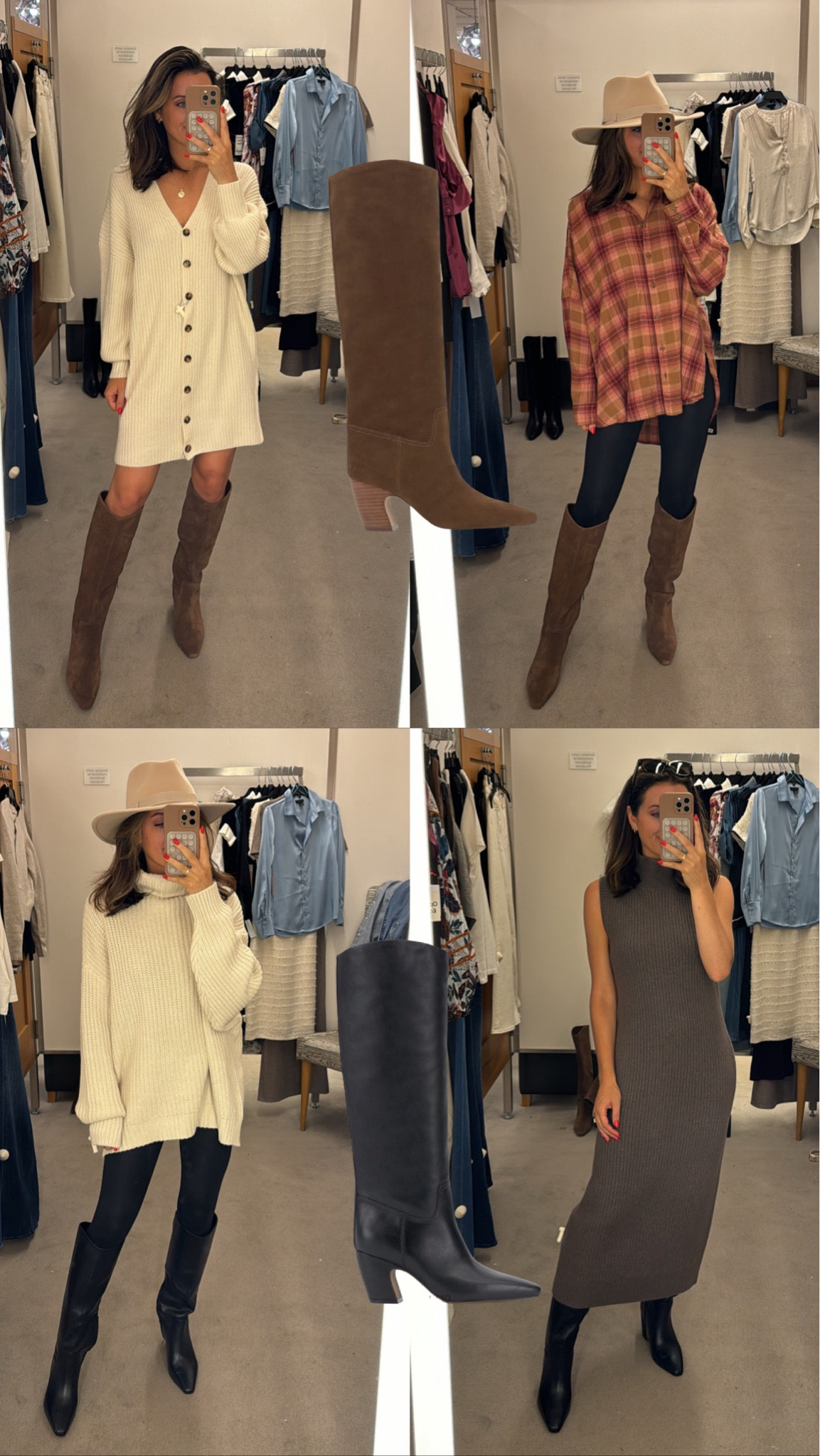 Best selling boot from the nsale! So good I got it in 2 colors- the brown suede and black leather! Fits TTS. 

#LTKxNSale #LTKShoeCrush