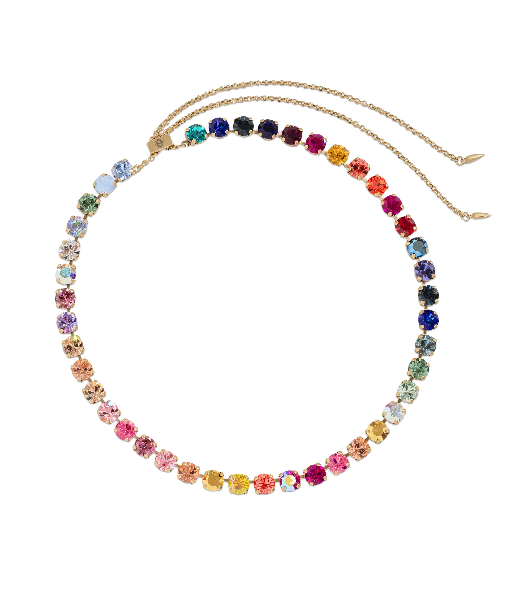 Arista Slider Necklace in Cosmic Ombré | Loren Hope Designs