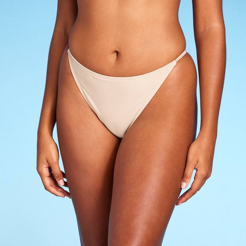 Women's Low-Rise Ultra Cheeky Bikini Bottom - Shade & Shore™ Tan Shine | Target