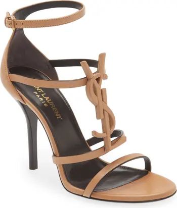 Cassandra YSL Logo Sandal | Nordstrom