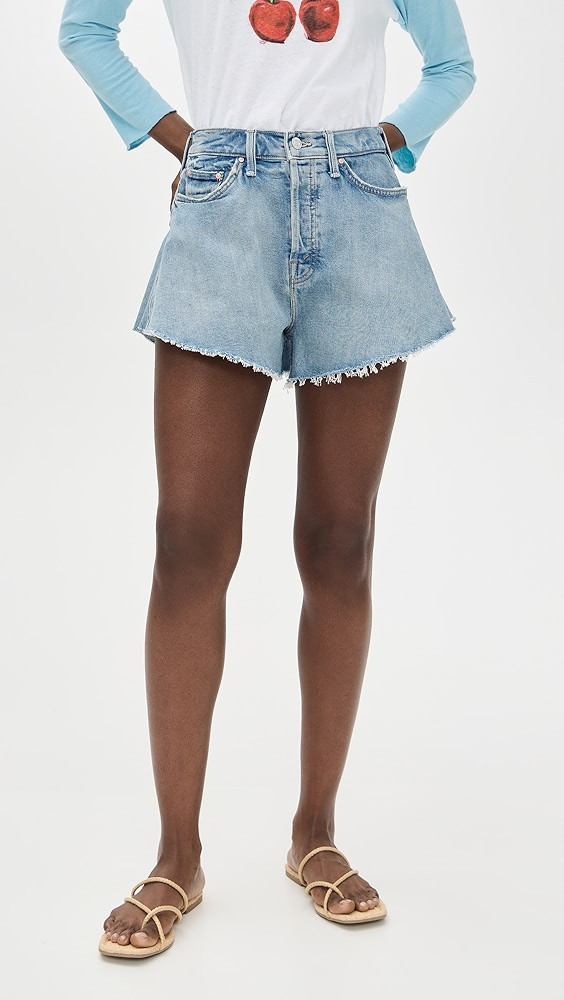 The Flutter Fray Jean Shorts | Shopbop