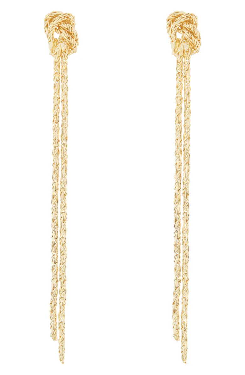 Area Stars Knot Fringe Drop Earrings | Nordstromrack | Nordstrom Rack