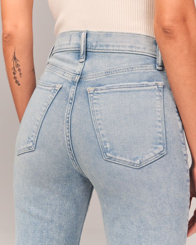 Women's Ultra High Rise Flare Jean | Women's Bottoms | Abercrombie.com | Abercrombie & Fitch (US)