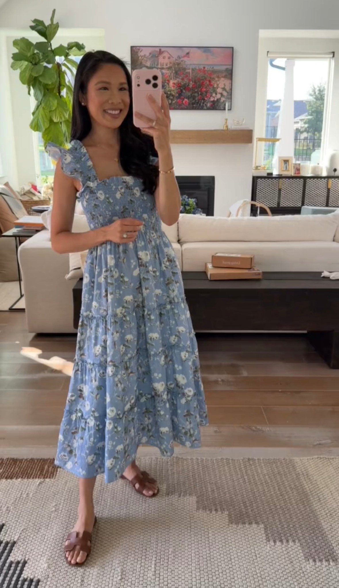 Absolutely love this dress that is also maternity friendly! So flattering on and perfect for summertime or early fall. Hundred percent cotton which I appreciate and has pockets. ￼

#LTKSeasonal #LTKootd