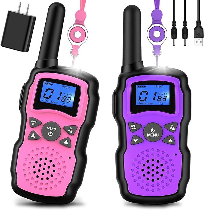 Wishouse Walkie Talkies for Kids Rechargeable with USB Charger 6000mAh Battery,Outdoor Camping Ga... | Amazon (US)
