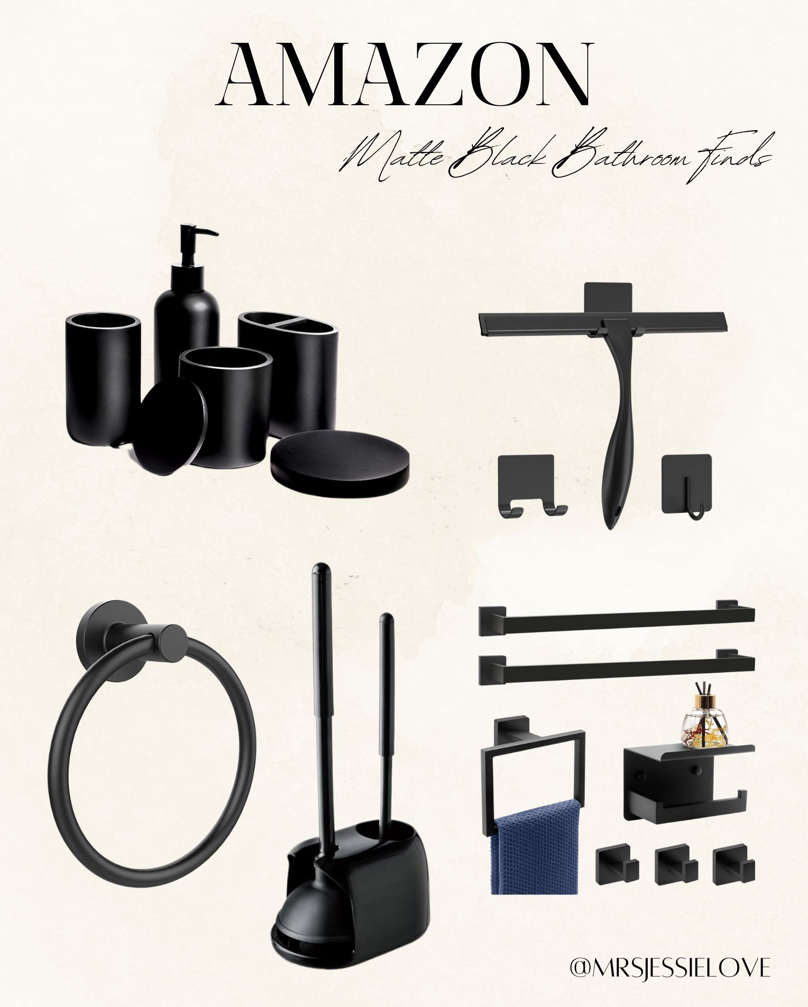 Amazon matte Black bathroom finds

#LTKhome #LTKfindsunder100 #LTKfindsunder50