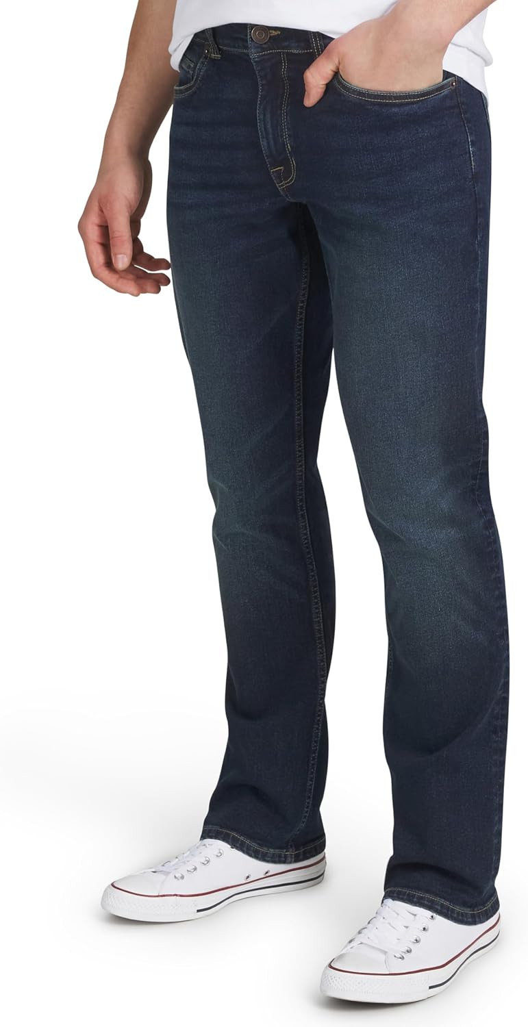 Quiksilver Men's 5 Pocket Straight Fit Stretch Waist Denim Jeans | Amazon (US)