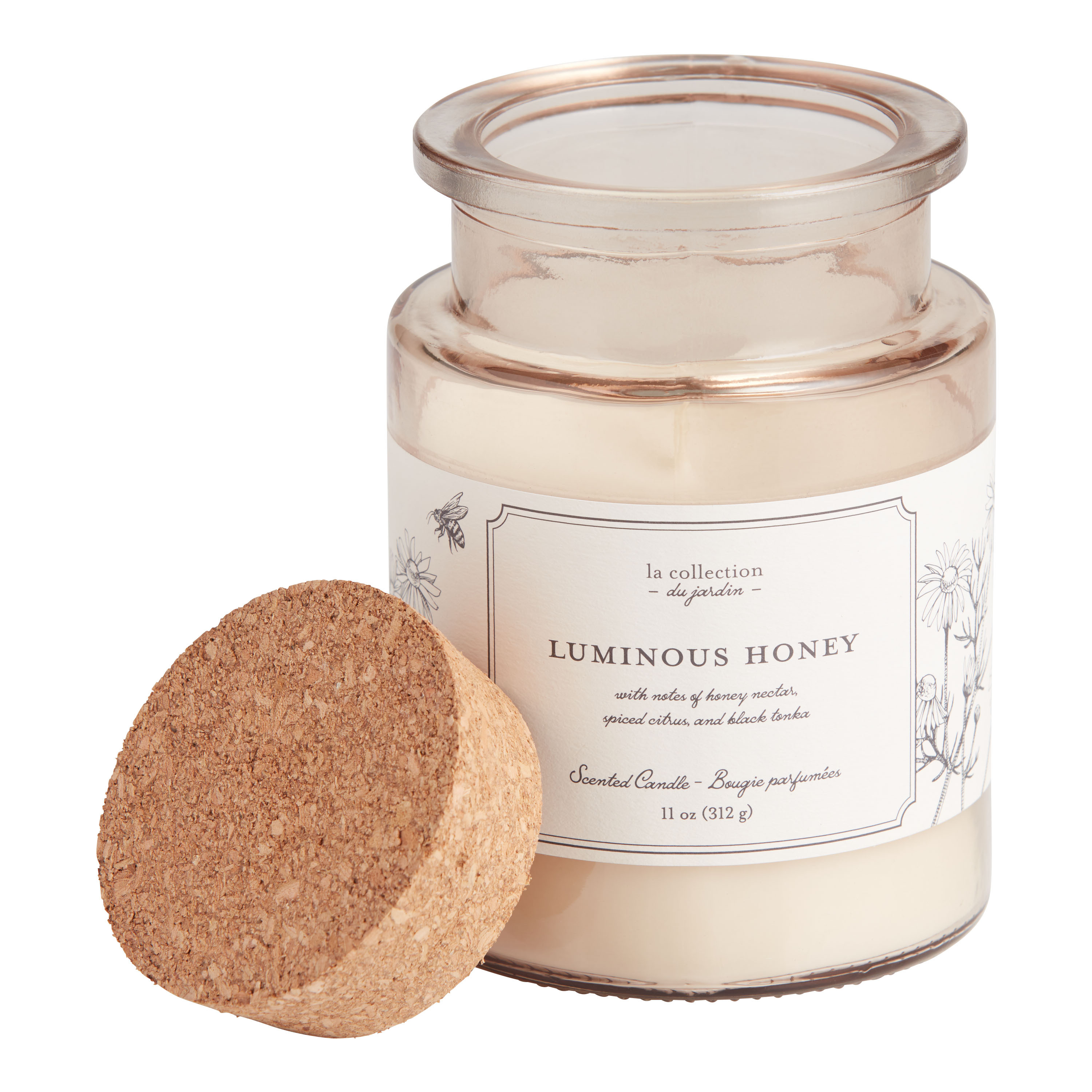 Jardin Luminous Honey Scented Candle | World Market