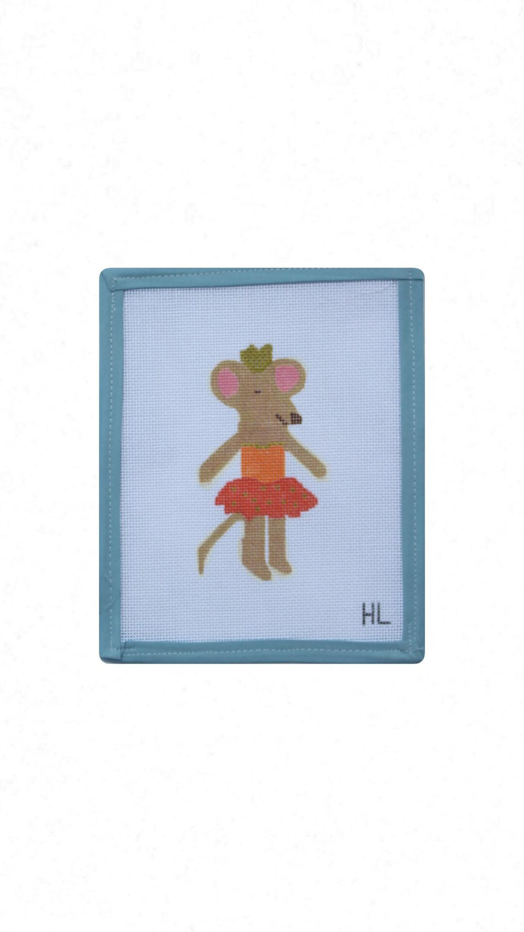 Maileg Mouse Needlepoint Canvas | Handpainted 18 Mesh - Etsy | Etsy (Global)