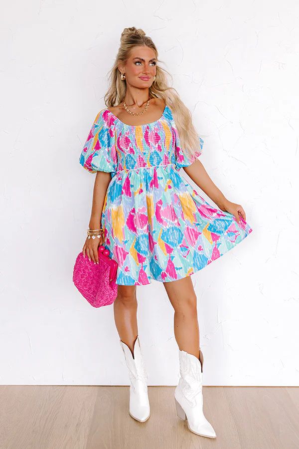 Candy Crush Smocked Mini Dress • Impressions Online Boutique | Impressions Online Boutique