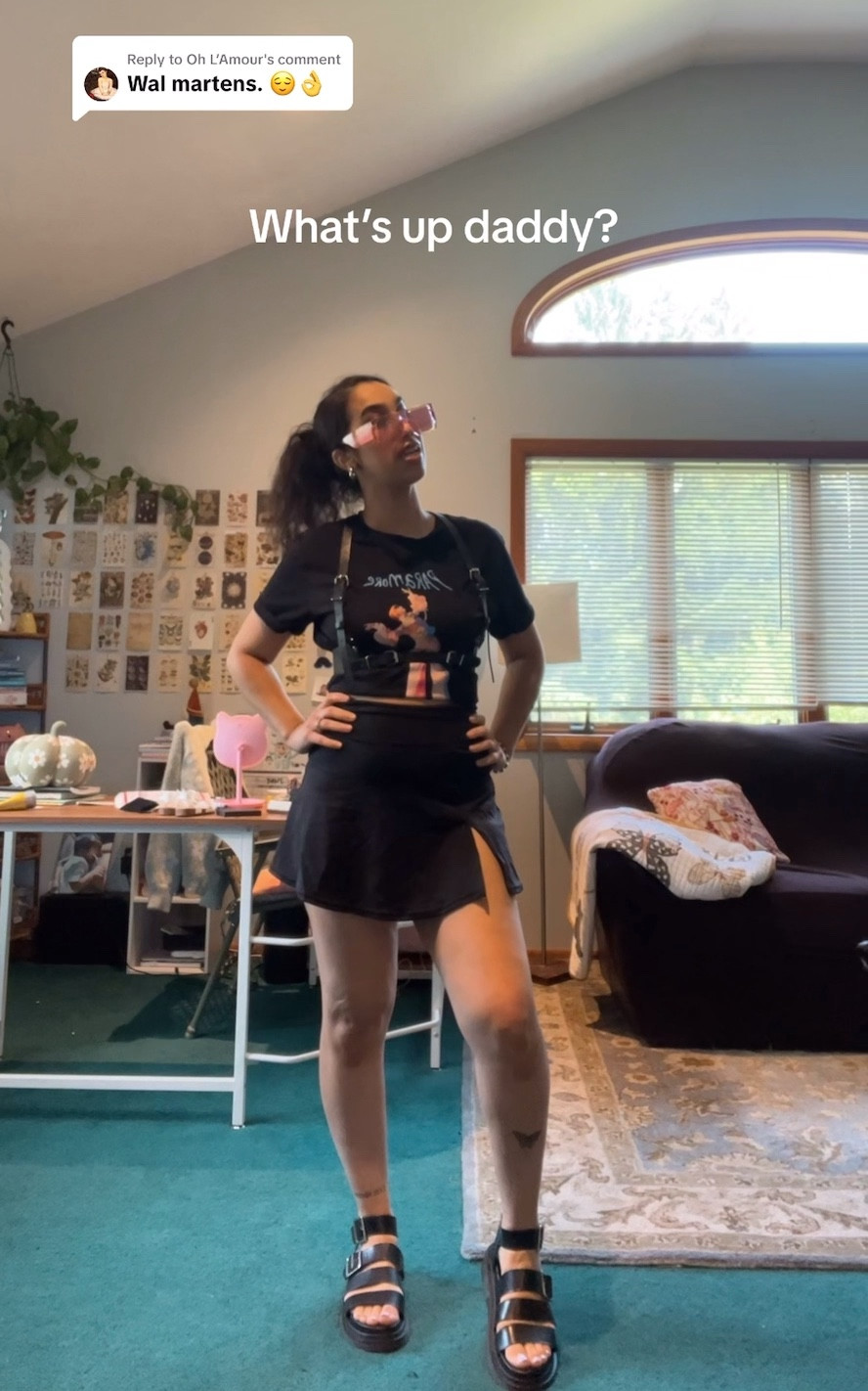 Alternative / edgy summer outfit



Harness
Platform sandals
Black skort
Skirt
Alternative style
Summer alternative outfit
Band tshirt
Y2k outfit
Y2k sunglasses
Edgy outfit
Soft alt
Summer outfit
Emo outfit
Grunge outfit
Emo style
Edgy style
Grunge style
Concert outfit
Rock concert outfit




#LTKSeasonal #LTKstyletip #LTKunder50