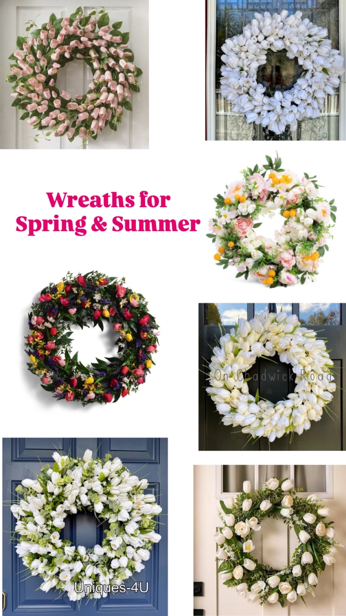 Beautiful wreaths for Spring & Summer! 

#LTKSaleAlert #LTKHome #LTKSeasonal