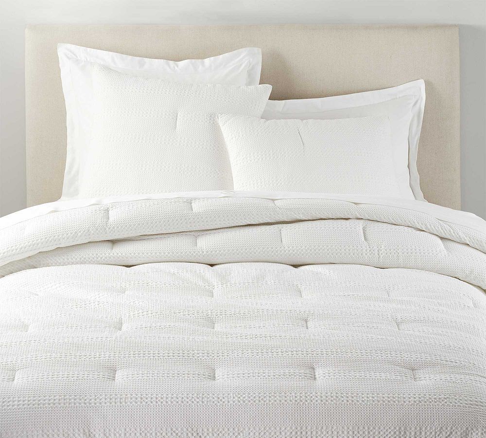 Honeycomb Cotton Comforter | Pottery Barn (US)