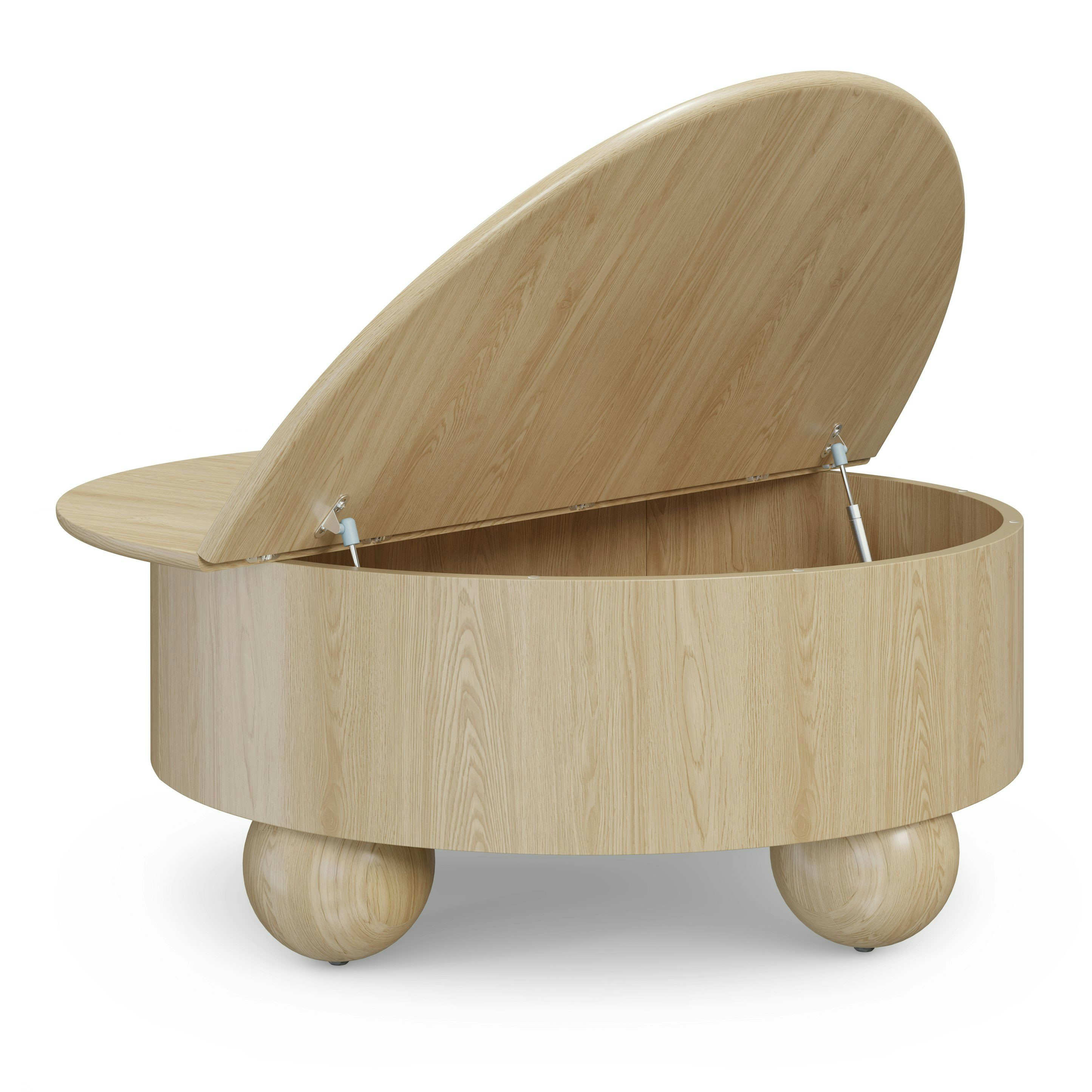 Sigrid 42.5" Storage Coffee Table - White Oak | Article