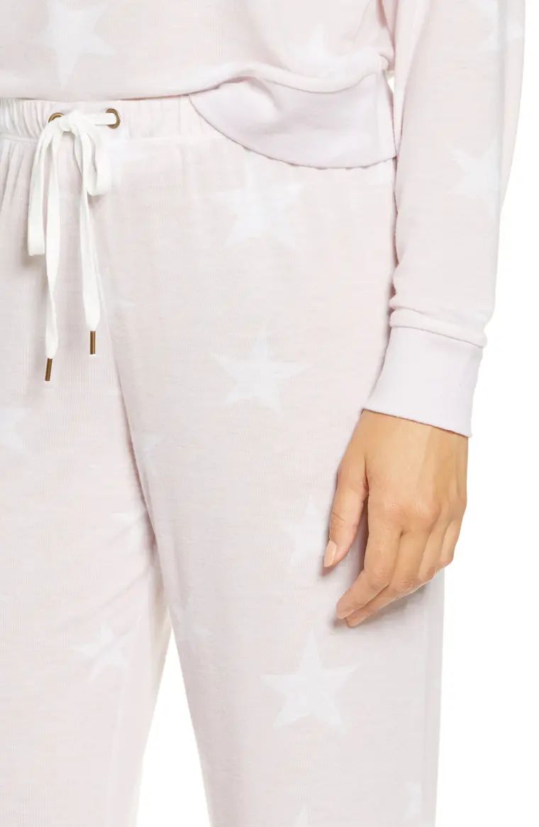 Star Seeker Brushed Jersey Pajamas | Nordstrom