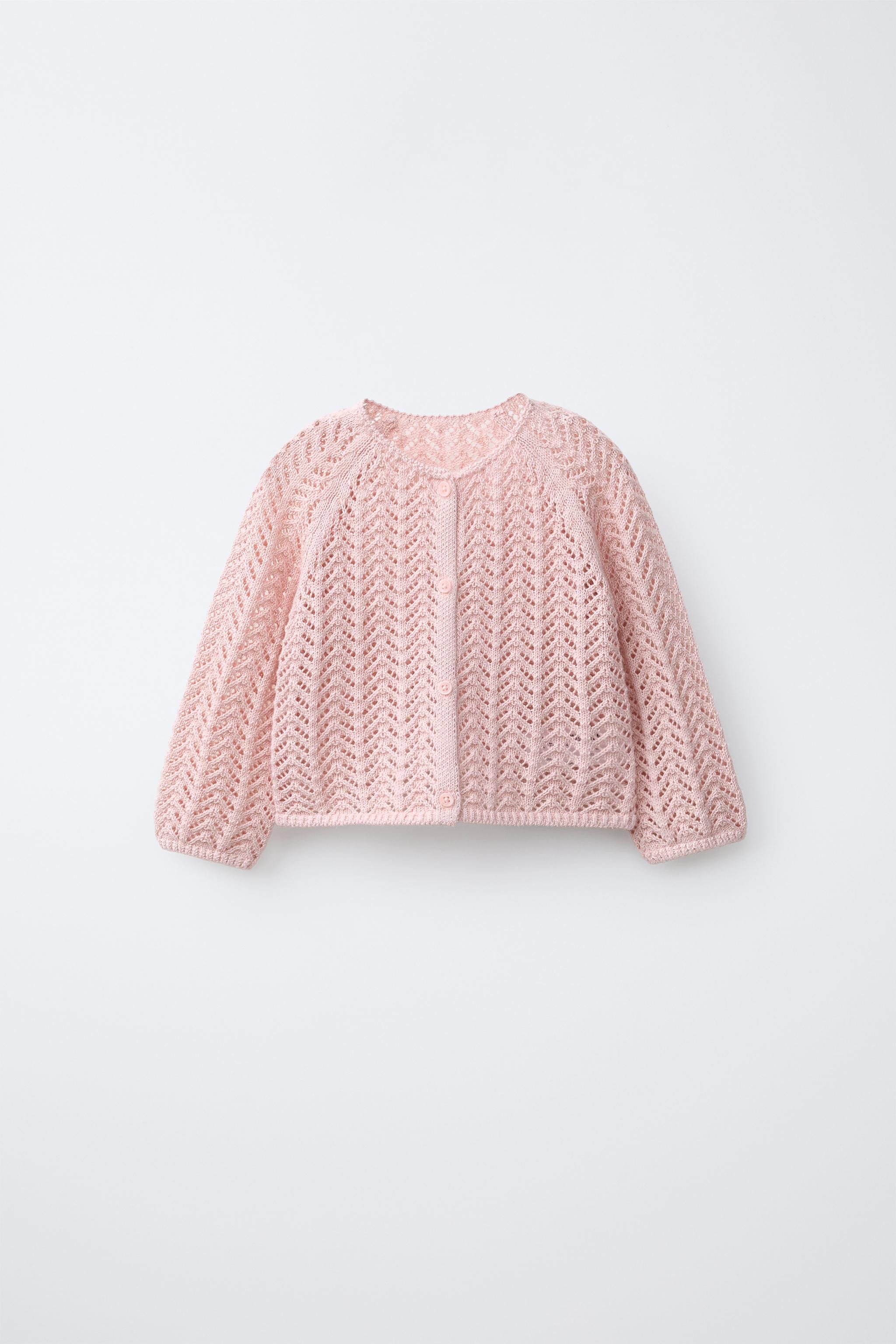 OPENWORK KNIT CARDIGAN | Zara US