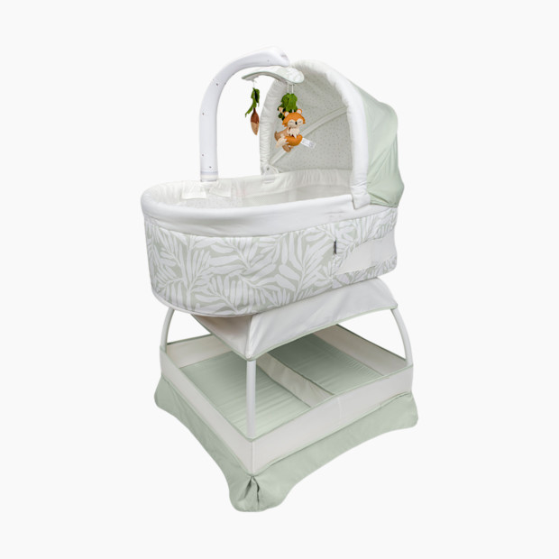 TruBliss Sweetli Calm Bassinet in Sage Fern Leaves | Babylist