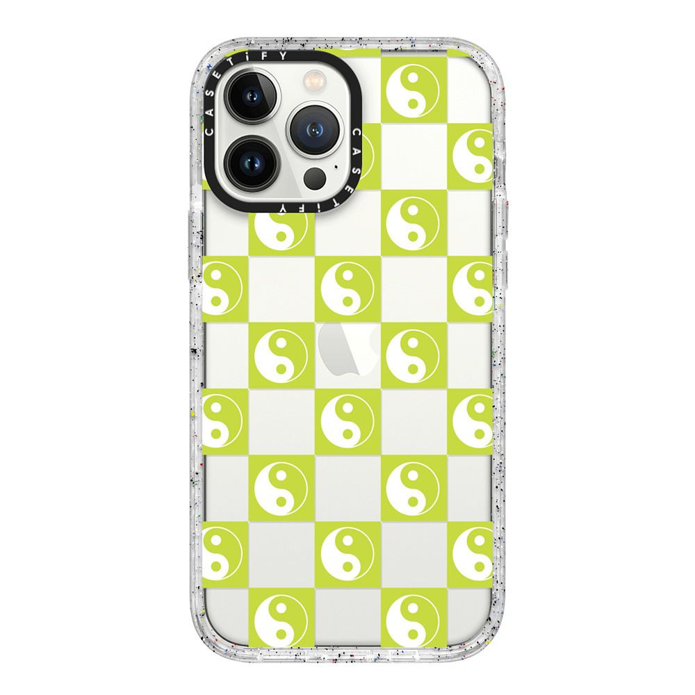 Yin Yang Check Mate - Neon Green | Casetify