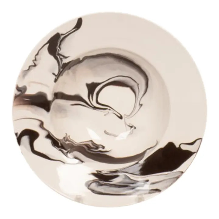 Brown Marble Nut Bowl by Christopher Spitzmiller | Chairish