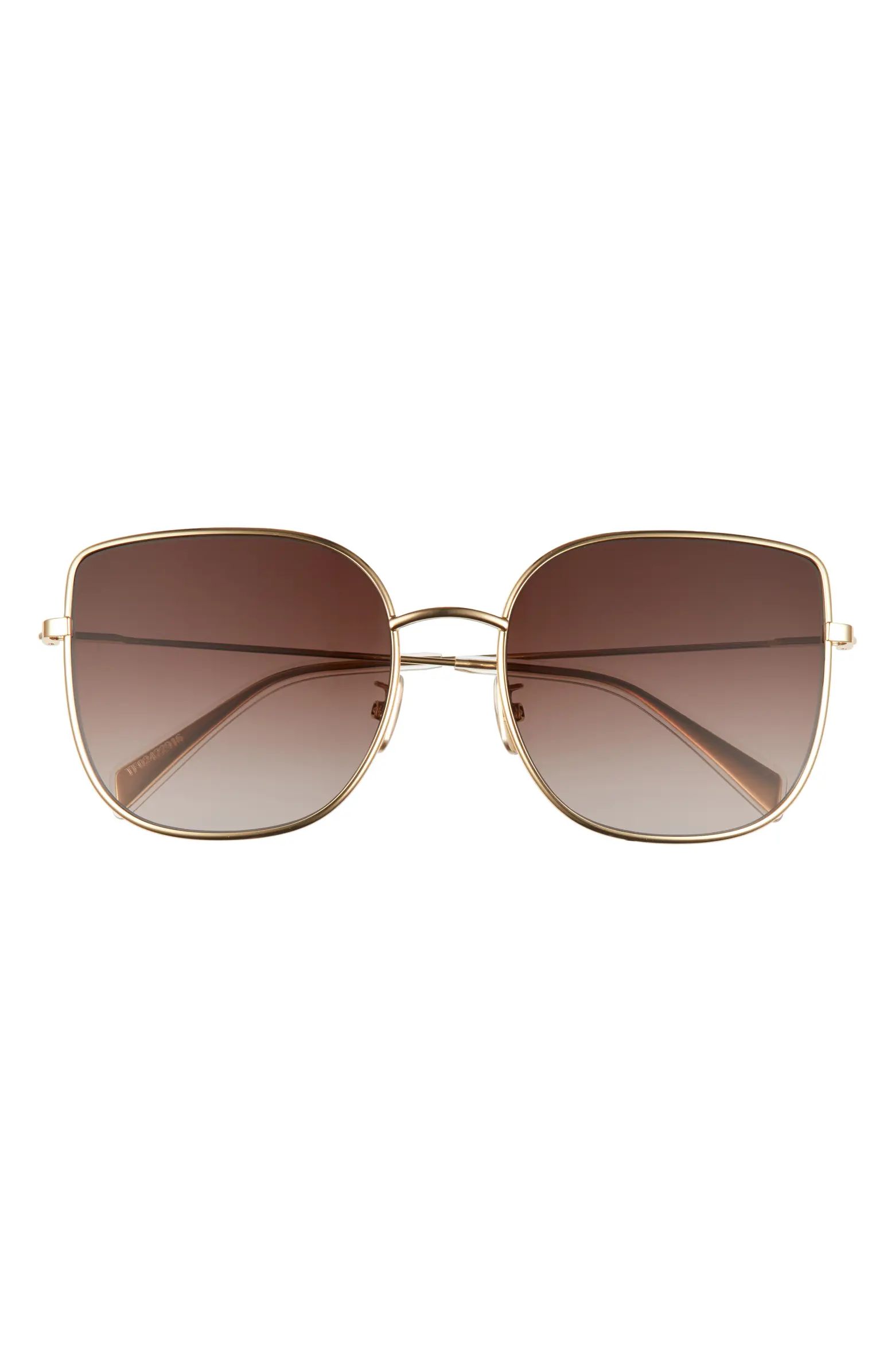 CELINE 59mm Gradient Flat Front Butterfly Sunglasses | Nordstrom | Nordstrom