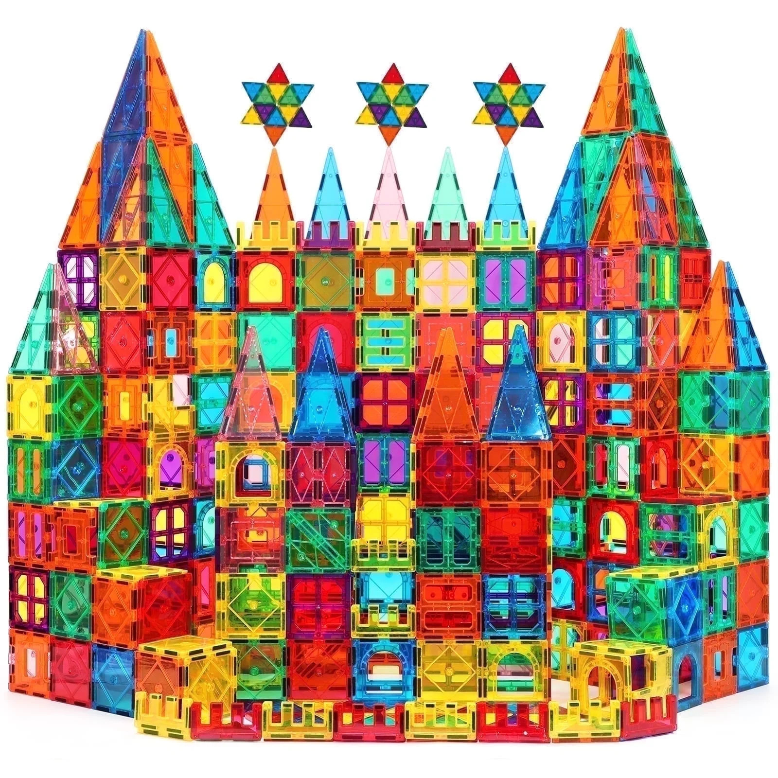 Magnetic Tiles for Kids,Educational Magnetic Building Blocks for Boys Girls, STEM Preschool Kider... | Walmart (US)