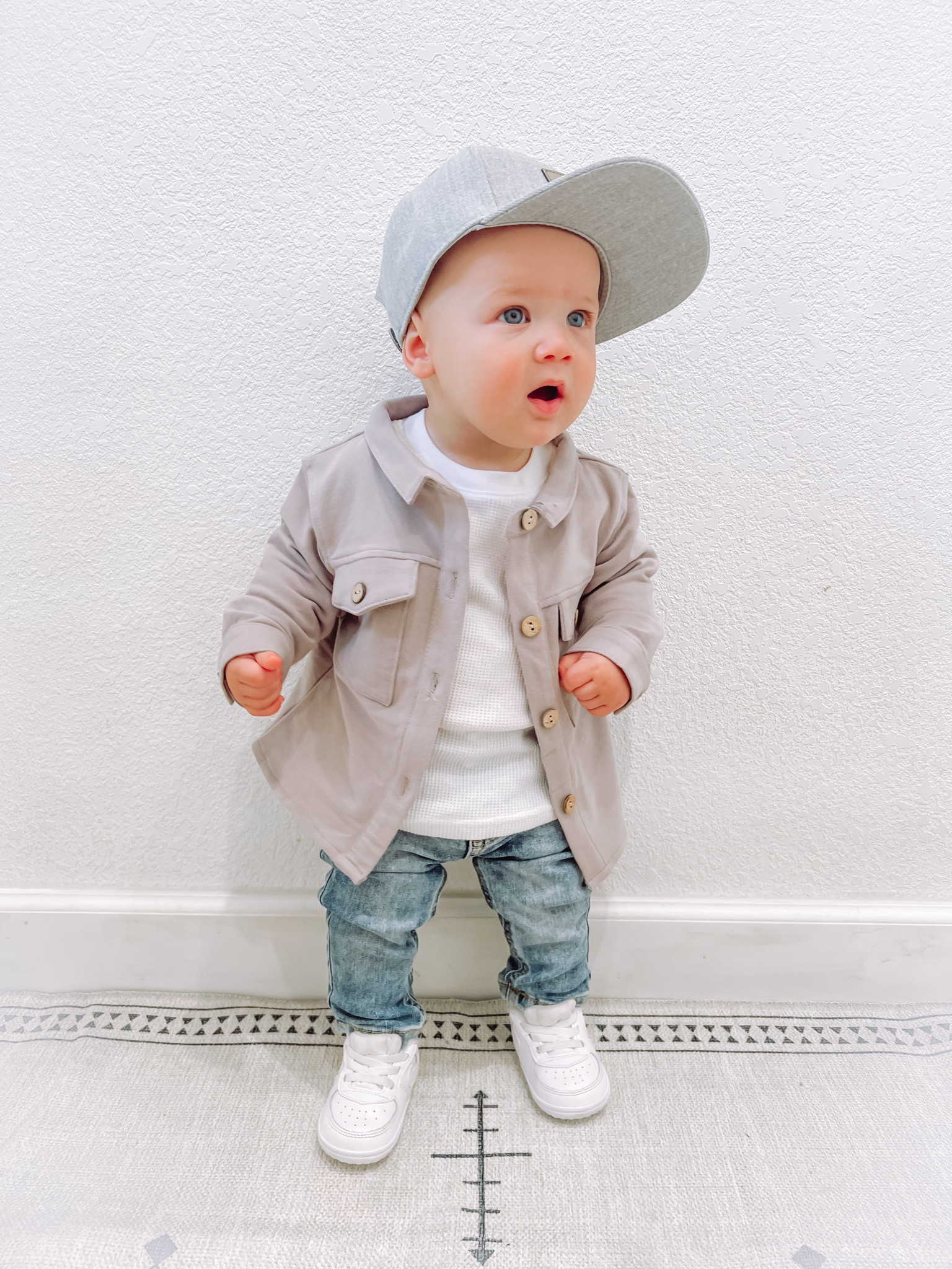 Baby toddler boy outfit for fall. Target cat and Jack Nike Air Force Aspen and company 

#LTKkids #LTKbaby #LTKfamily